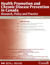 Health Promotion and Chronic Disease Prevention in Canada-Research Policy and Practice封面